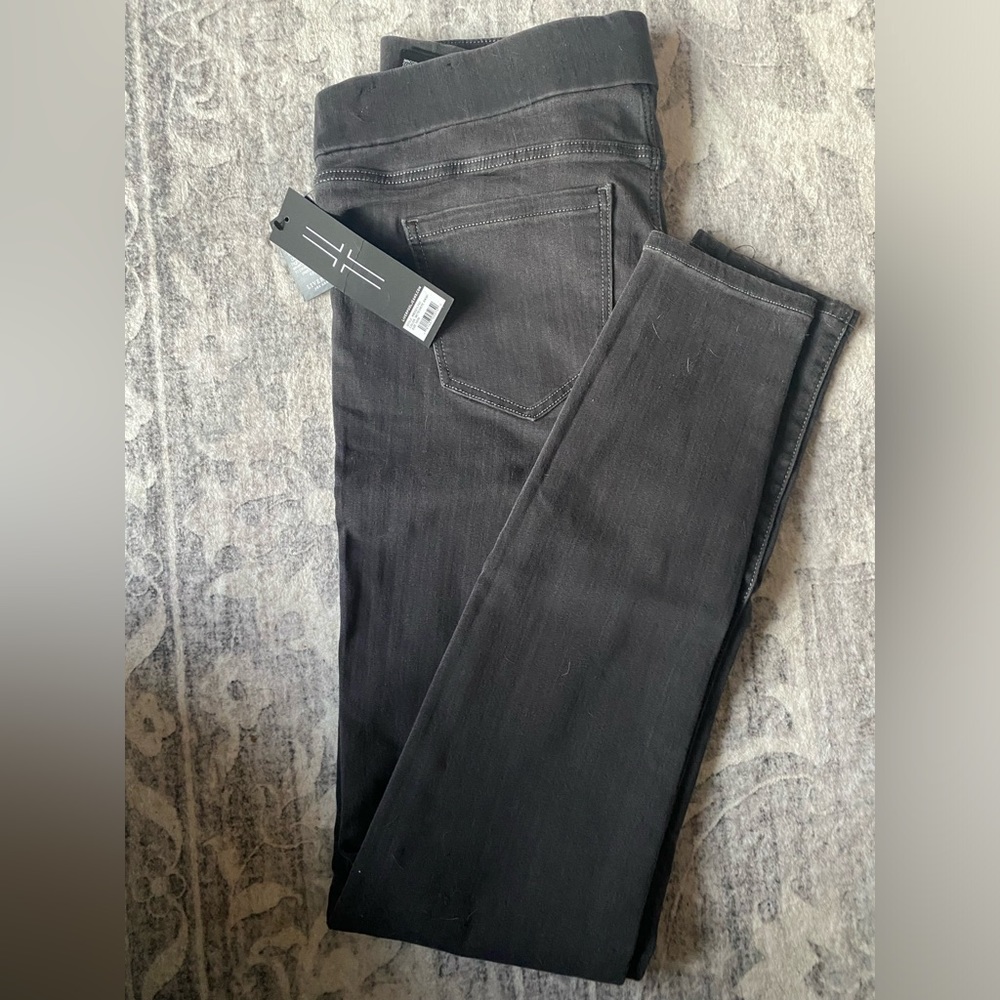Dark Grey Stretch Skinny Jeans